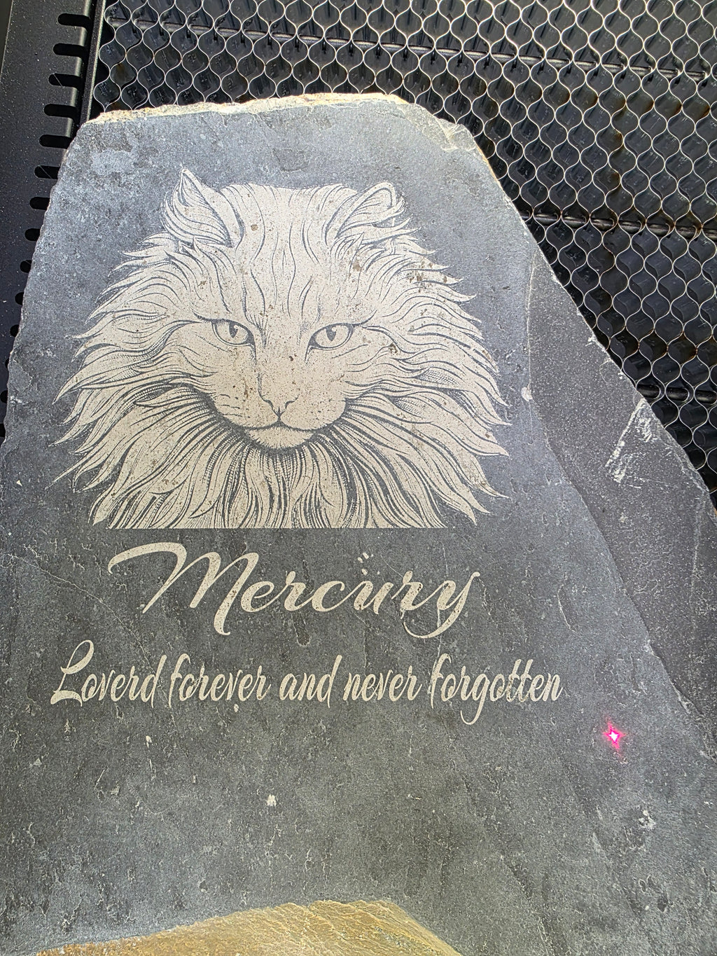 Pet memorial stone
