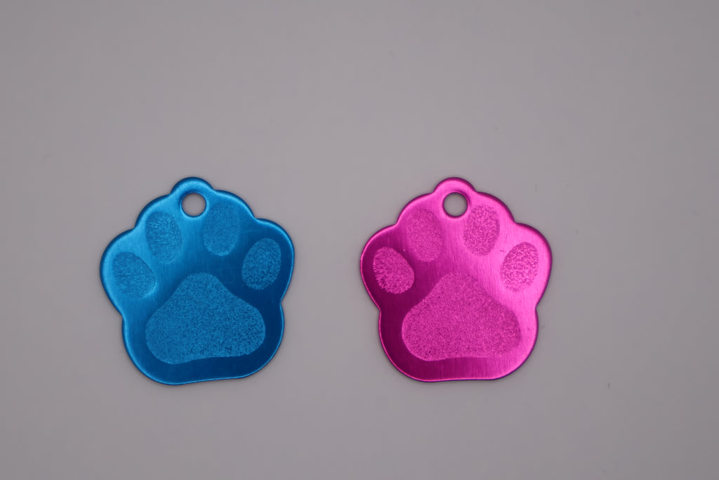 Pet ID Tag Paw shape