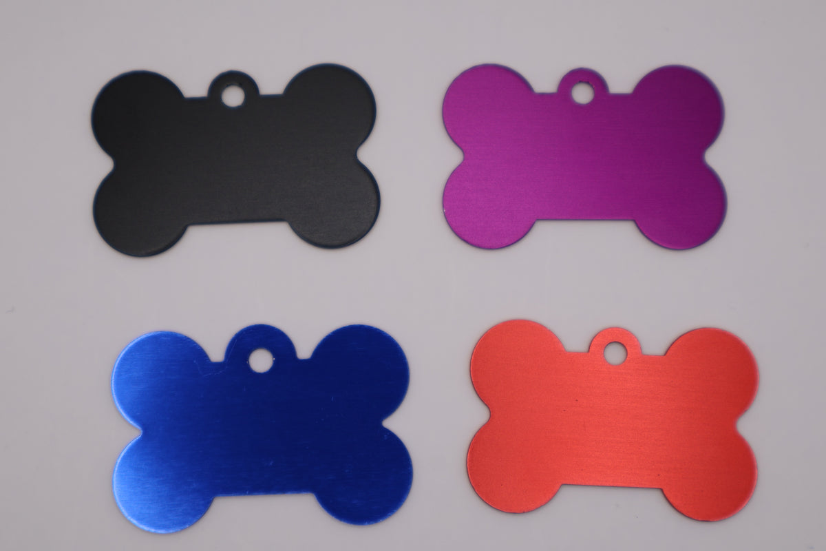 Pet ID Tag Bone shape