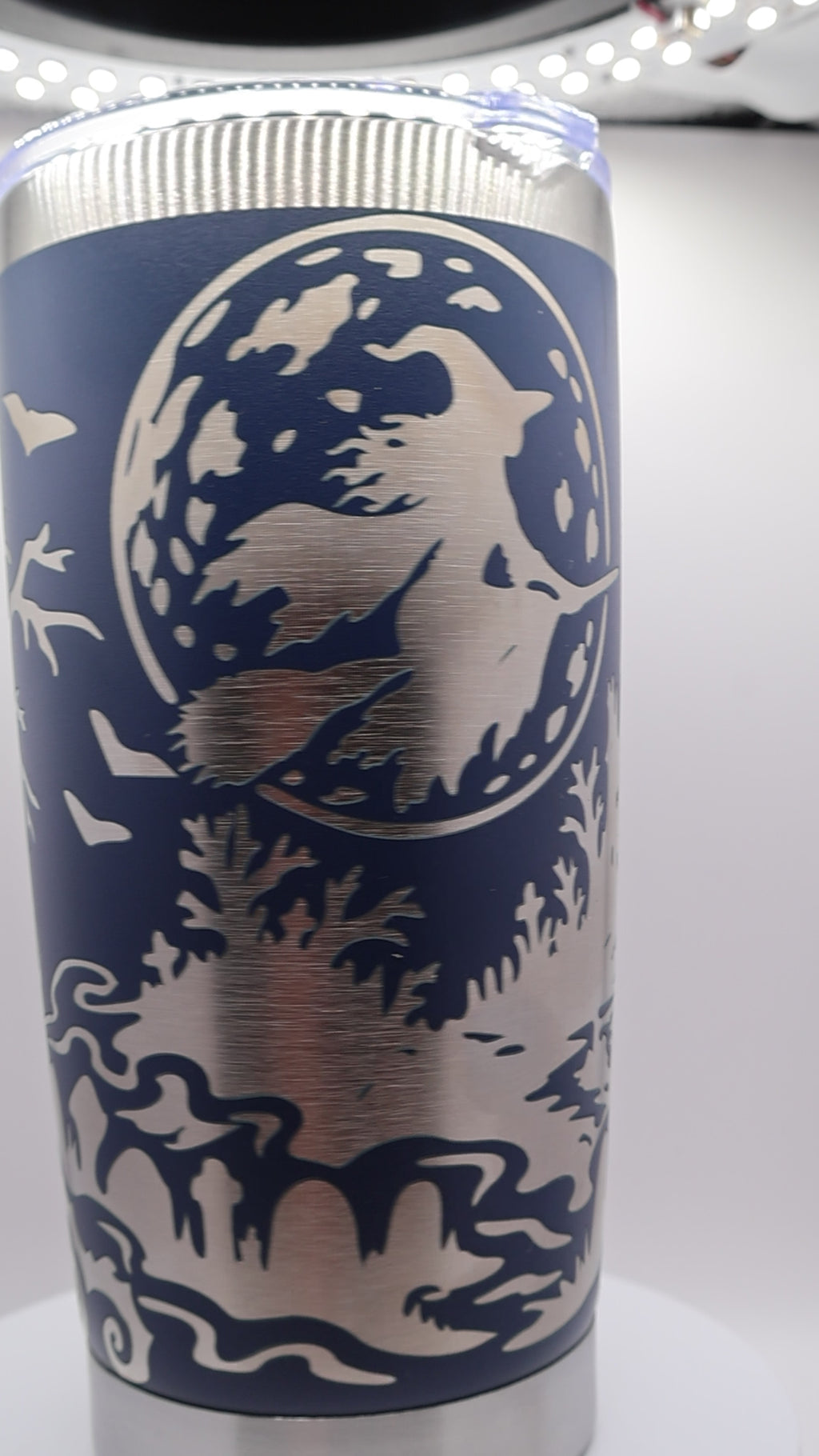 20oz tumbler with a Halloween design